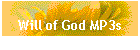 Will of God MP3s